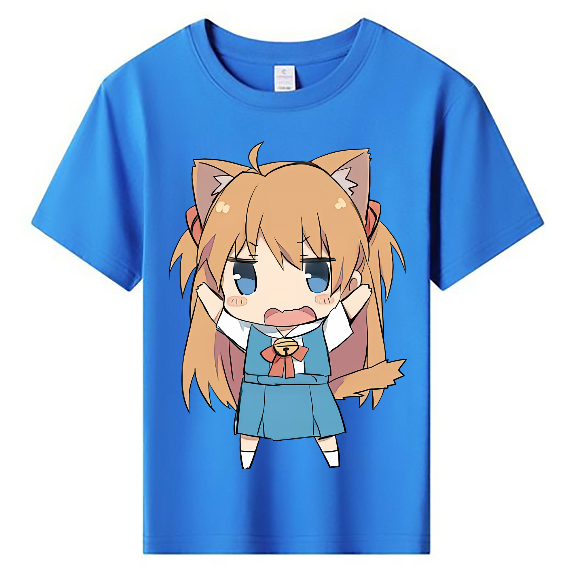 （画像用） EVA 新世紀エヴァンゲリオン 綿100％キッズTシャツ（フロントプリント）